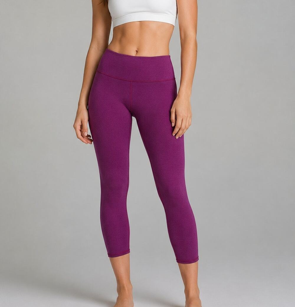 Lululemon Wunder Under Crop II -Regal Plum Cropped Yoga Leggings- Size 2
